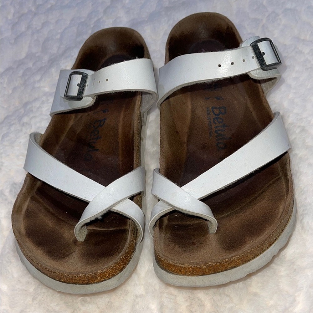 Betula by Birkenstock White Strappy Sandals